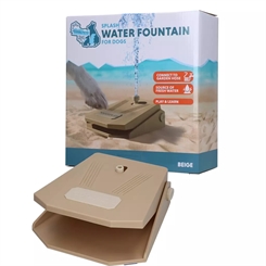 CoolPets Splash Water Fountain Beige - vandautomat